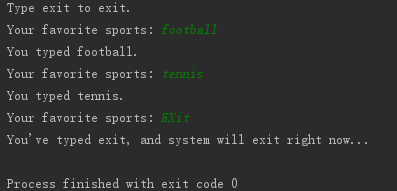Python退出程序 sys.exit()